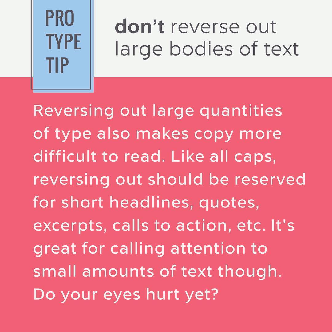 Typography Tips - 9