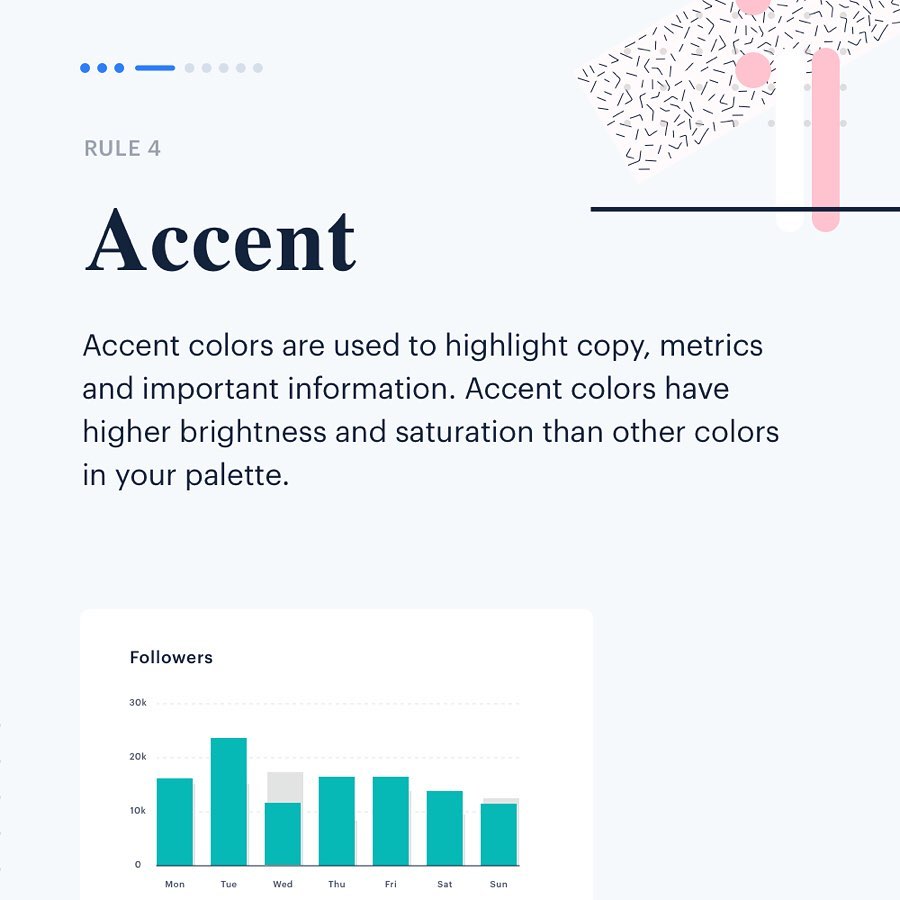 Color Rules for UI Design - Accent