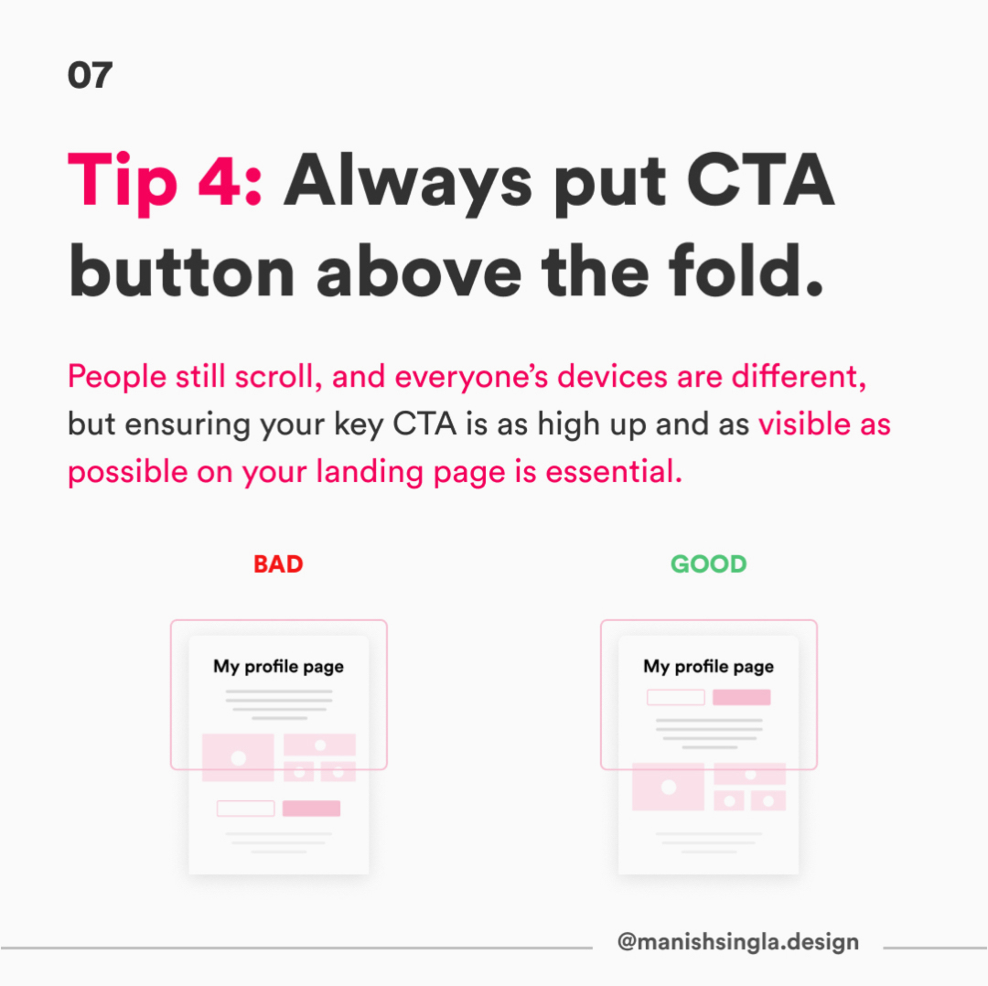 5 Tips To Design CallToAction Buttons That Get Clicks