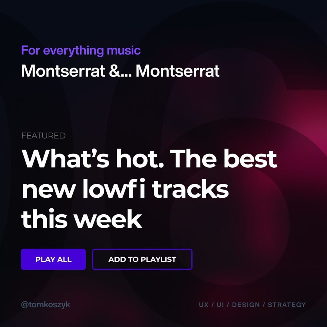 Best Google Font Combinations - Montserrat & Montserrat