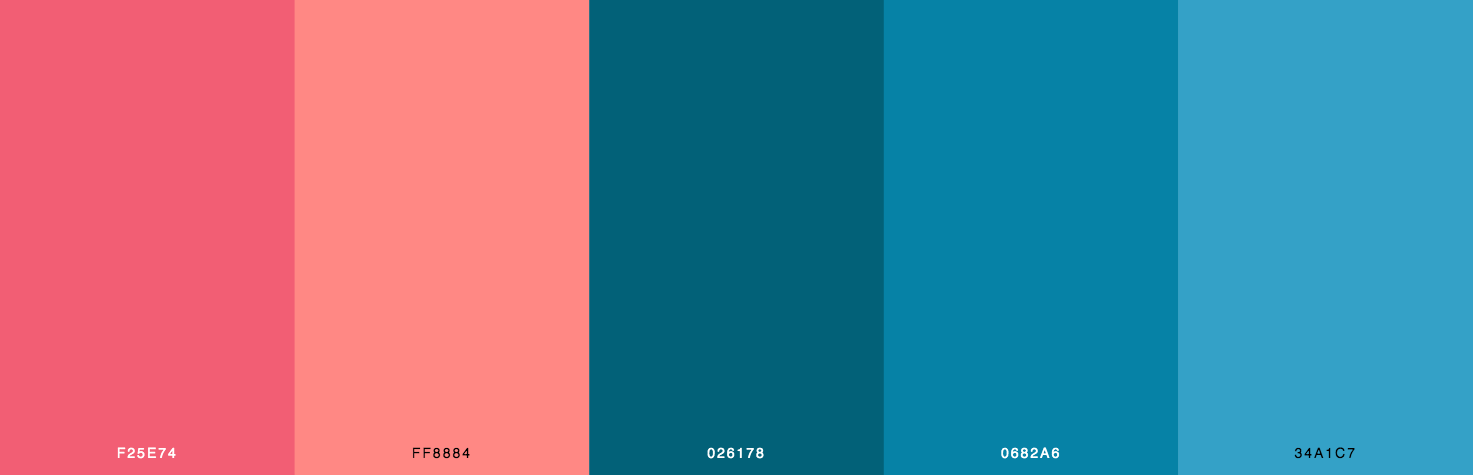 teal color palette