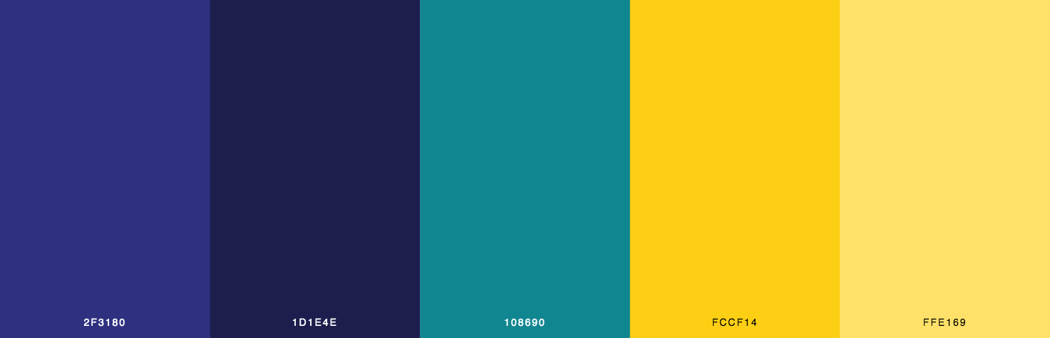 yellow and greenish blue