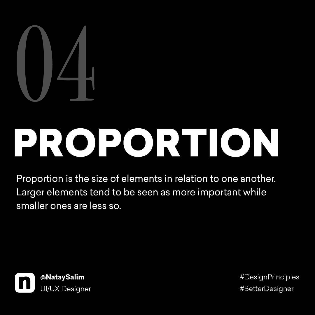 Design Principles - Proportion