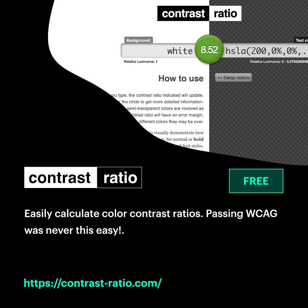 Free, Useful Design Tools - Contrast-Ratio.com
