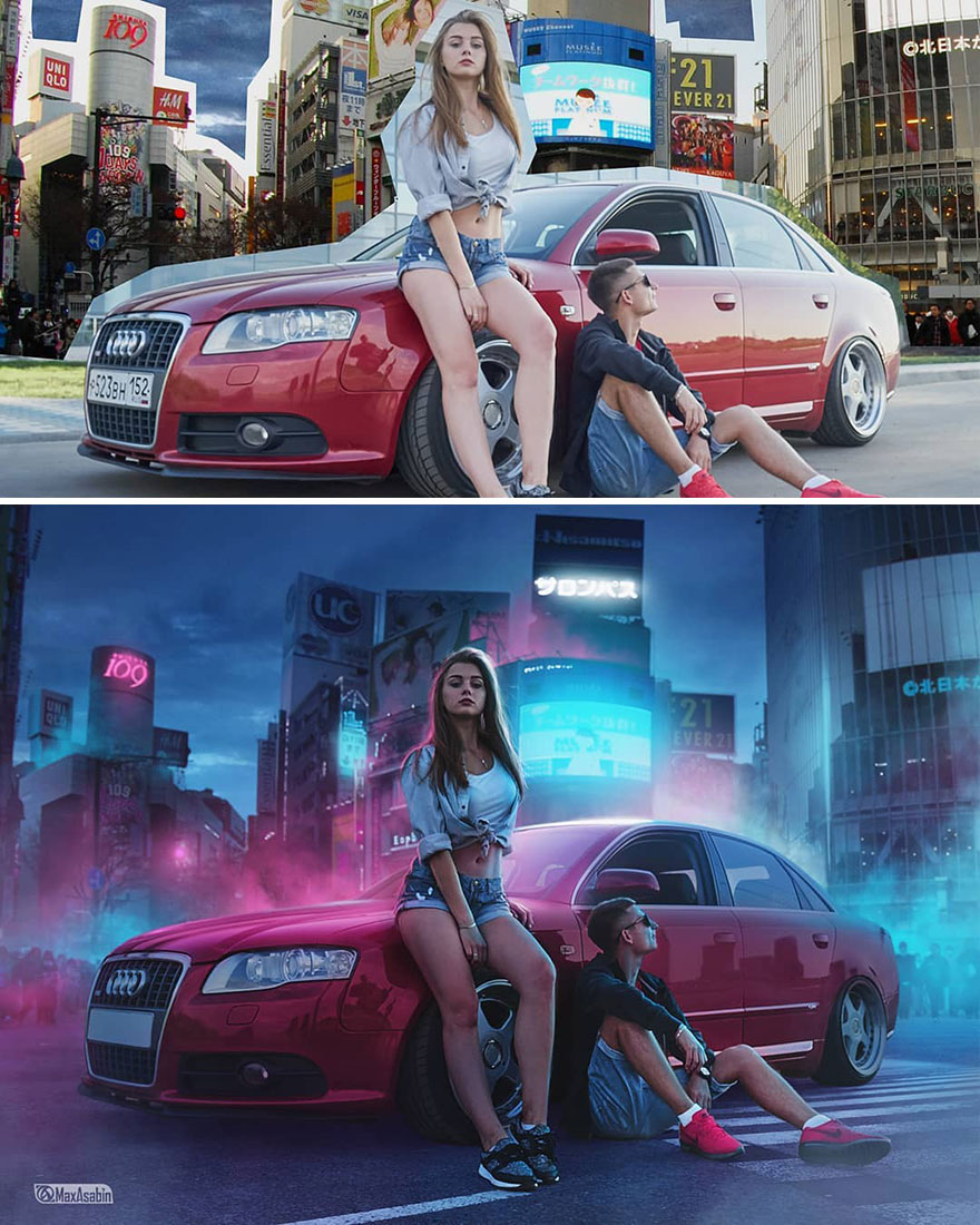 Photoshop editing, retouching, digital art by Max Asabin - 6