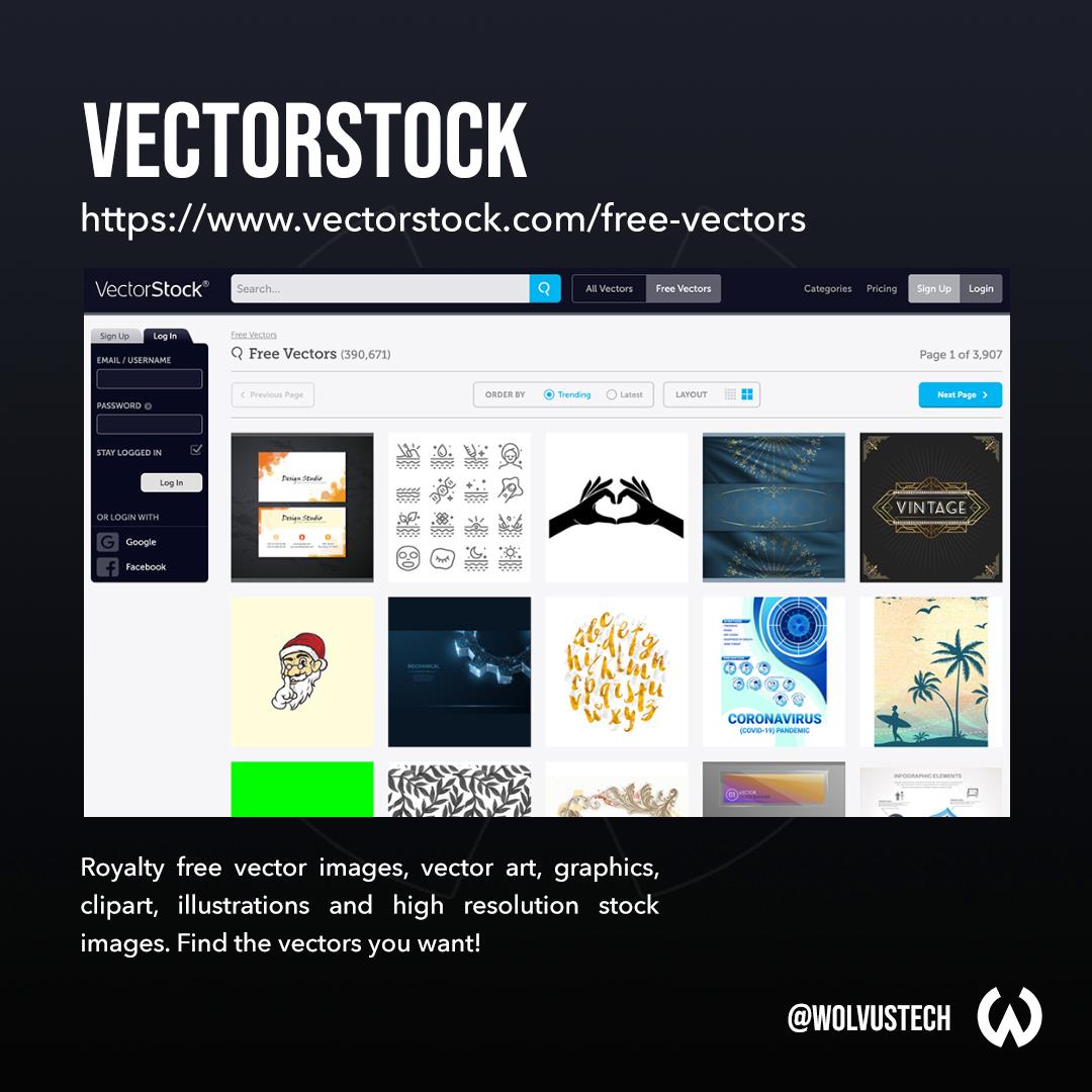 Top sites for free vector assets - VectorStock.com