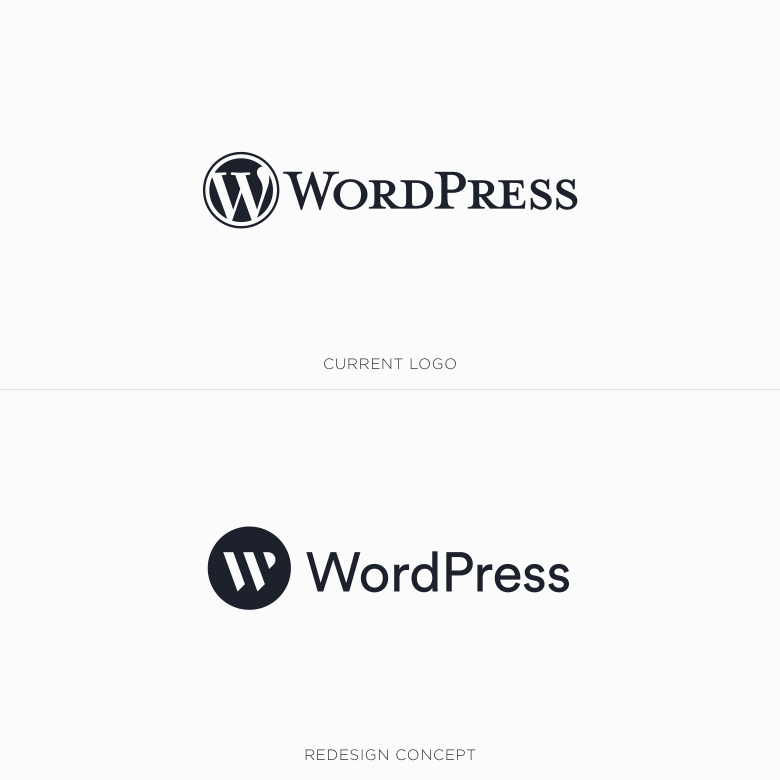 Famous logos redesigned & rebranded concepts - WordPress