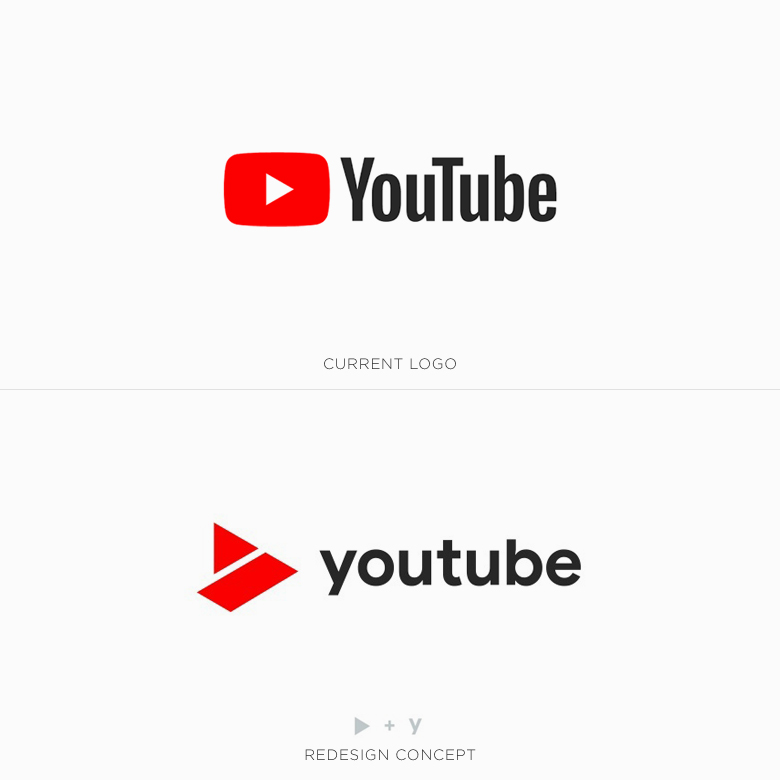 Famous logos redesigned & rebranded concepts - YouTube