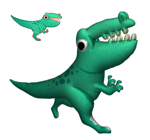 Google Monster Mash 3D Animator - Dinosaur