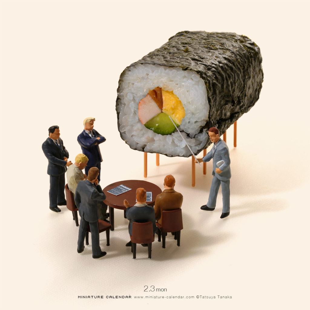 Japanese Artist Creates Amazing Miniature Dioramas Every Day For 10 Years