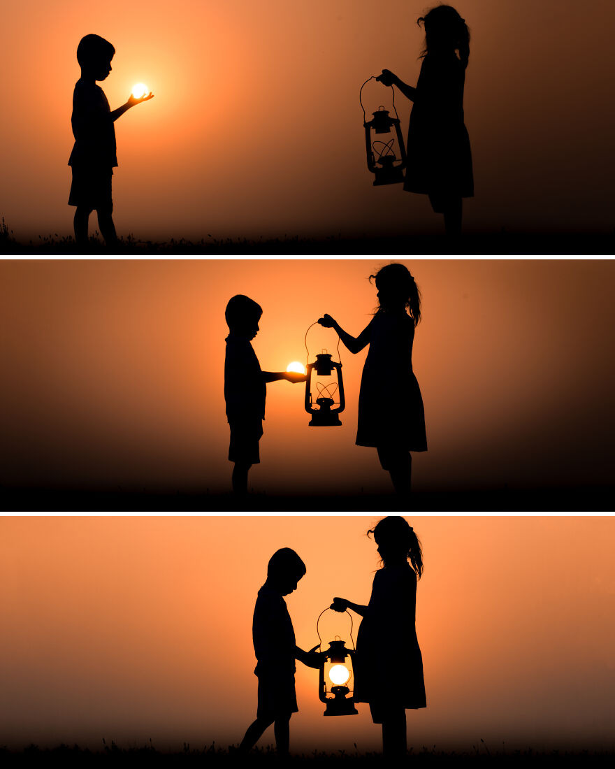 Creative Sunset Silhouette Photos - 2