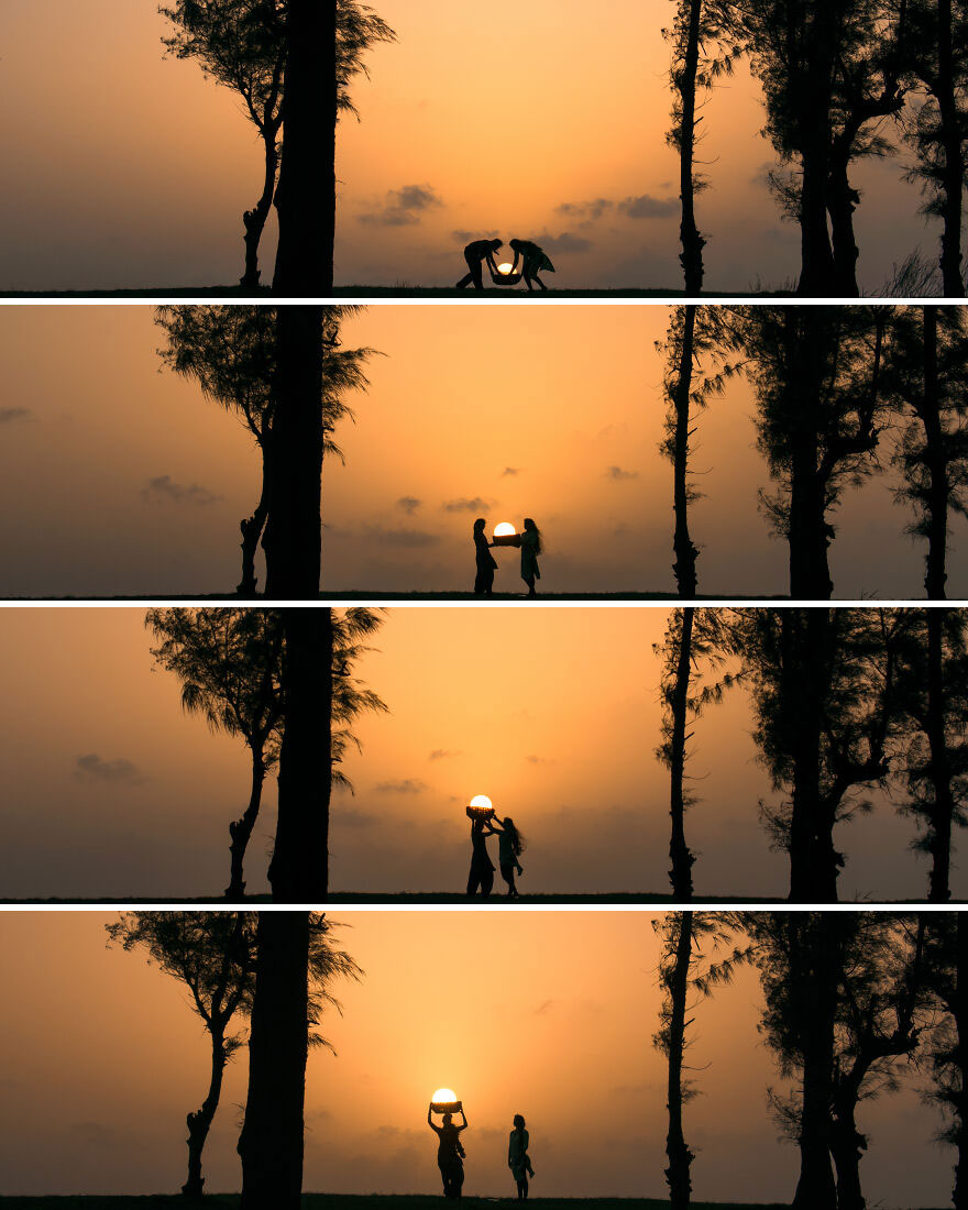 Creative Sunset Silhouette Photos - 6