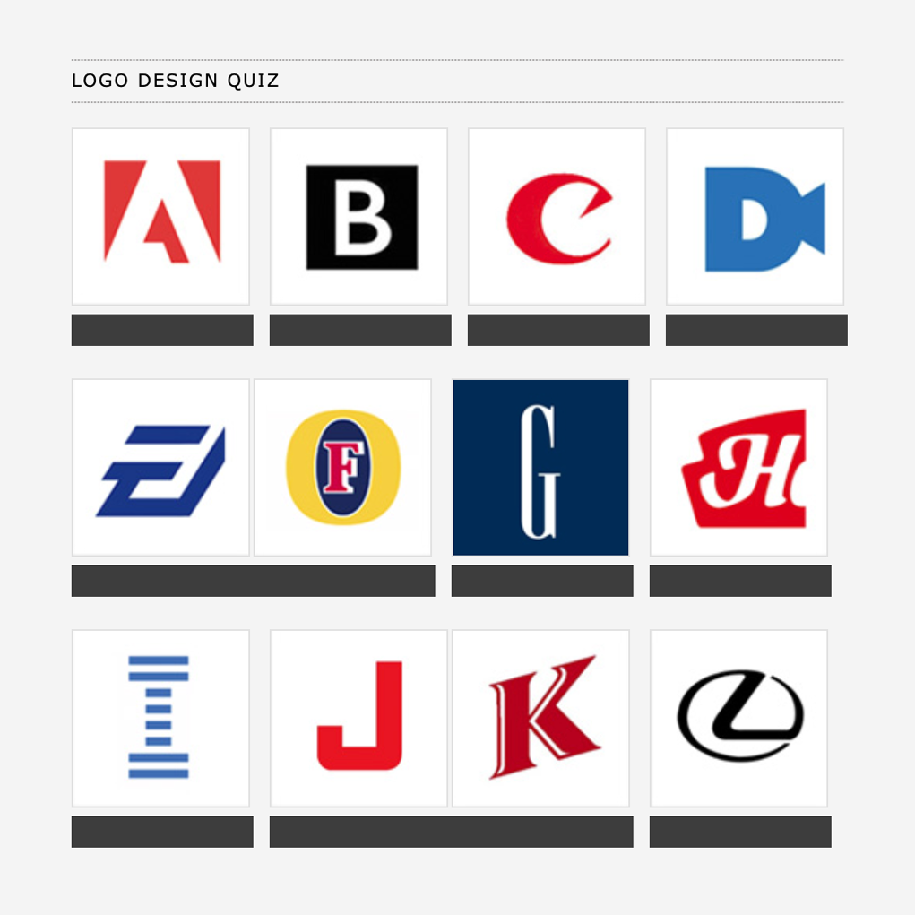 Best Games for Graphic Designers - Logo Design Quiz