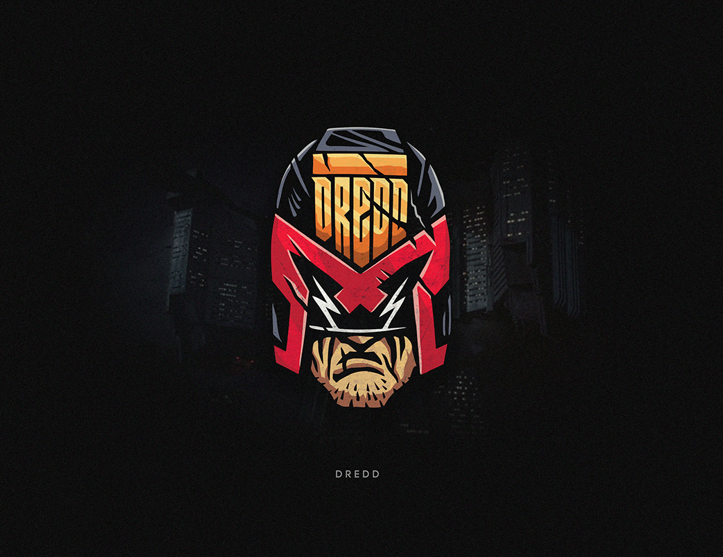 Superhero Logos - Dredd