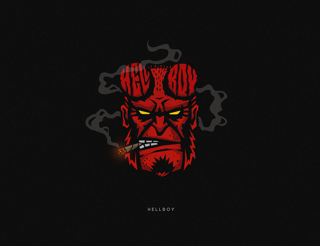 Superhero Logos - Hellboy