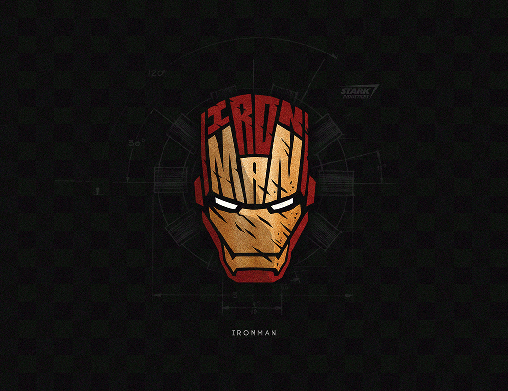 Superhero Logos - Iron Man