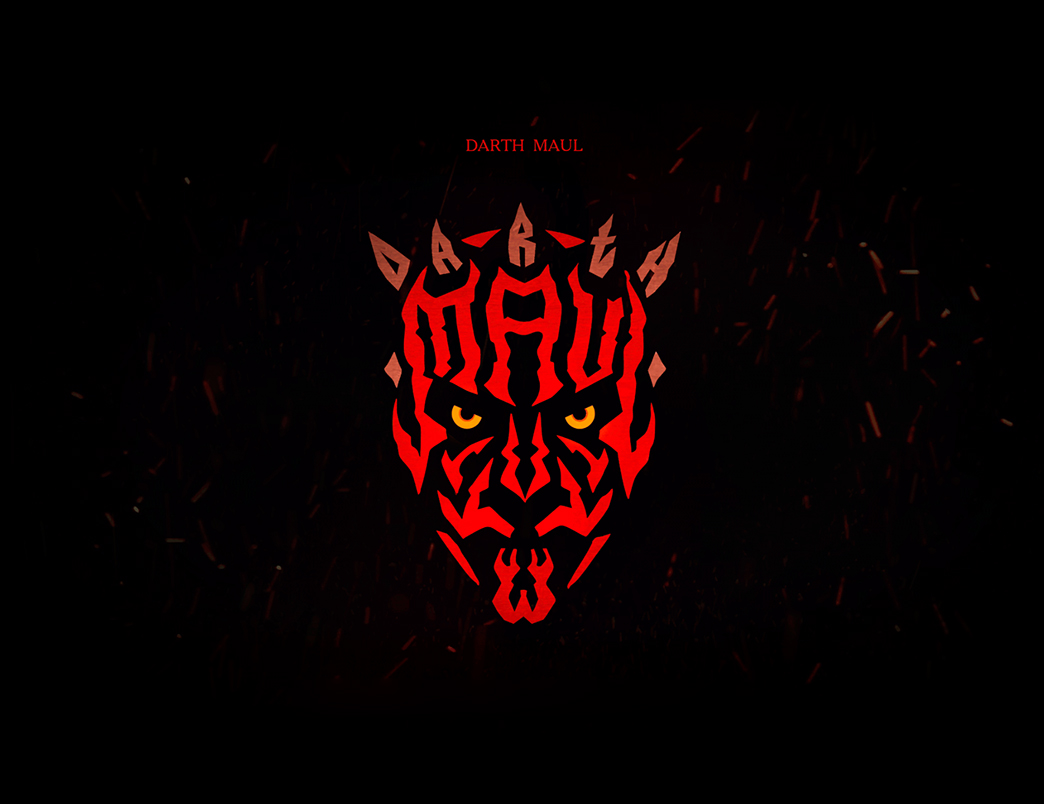 Supervillain Logos - Darth Maul