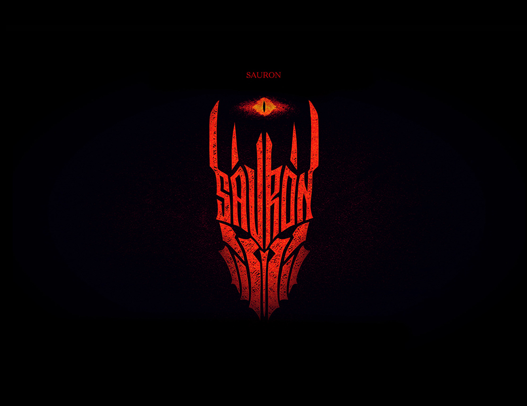 Supervillain Logos - Sauron