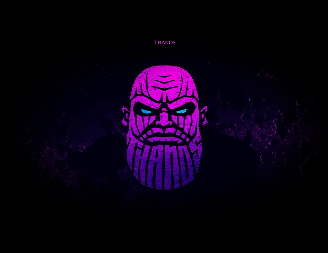 Supervillain Logos - Thanos