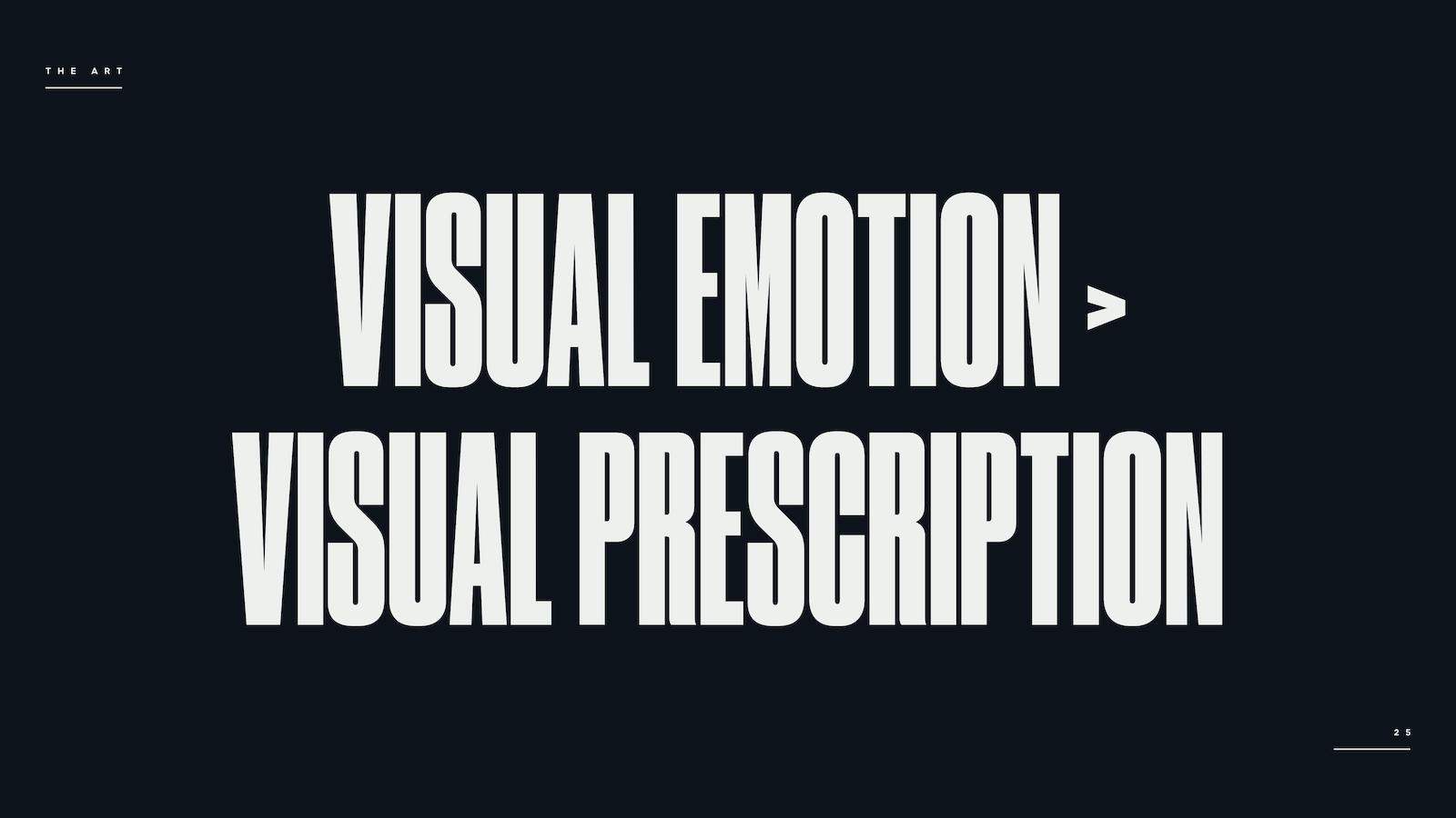 VISUAL EMOTION > VISUAL PRESCRIPTION