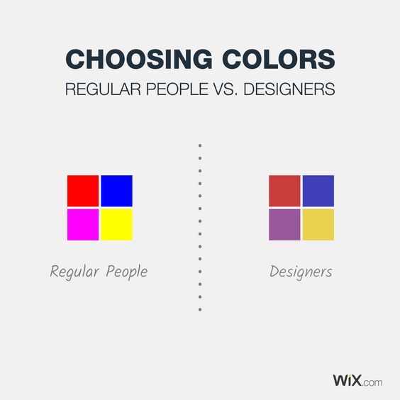 Differences Between Designers and Non-Designers - Colors