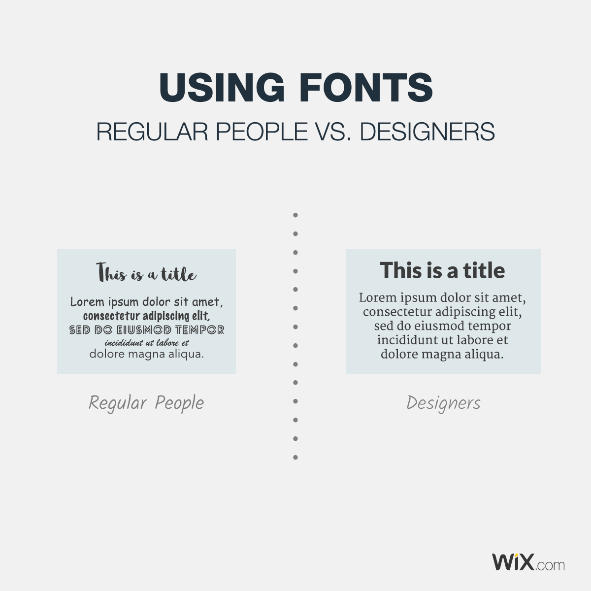 Differences Between Designers and Non-Designers - Fonts