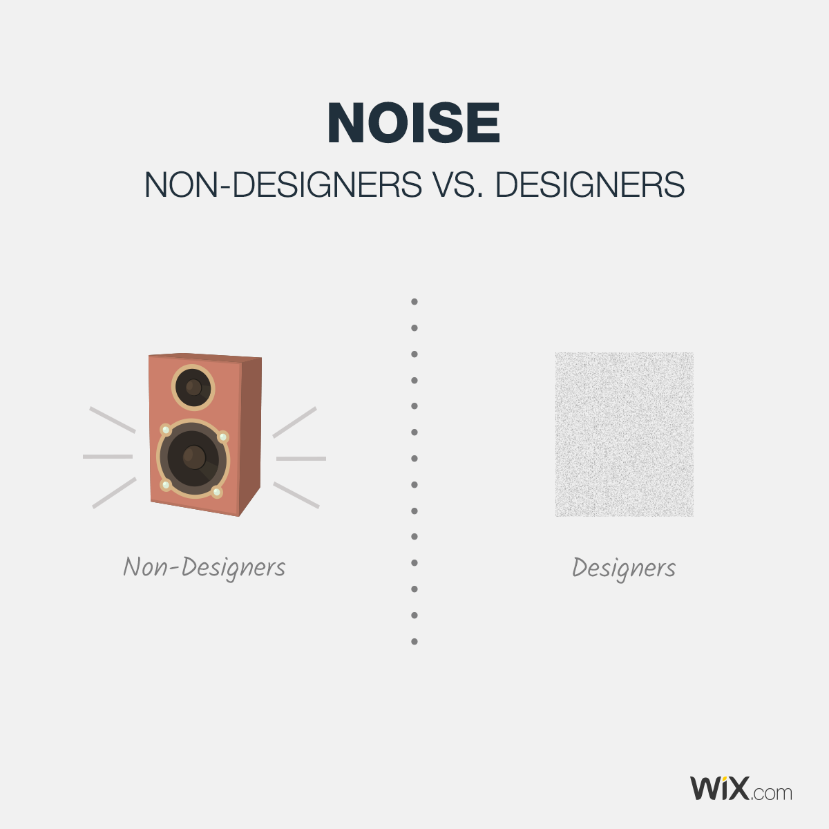Differences Between Designers and Non-Designers - Noise