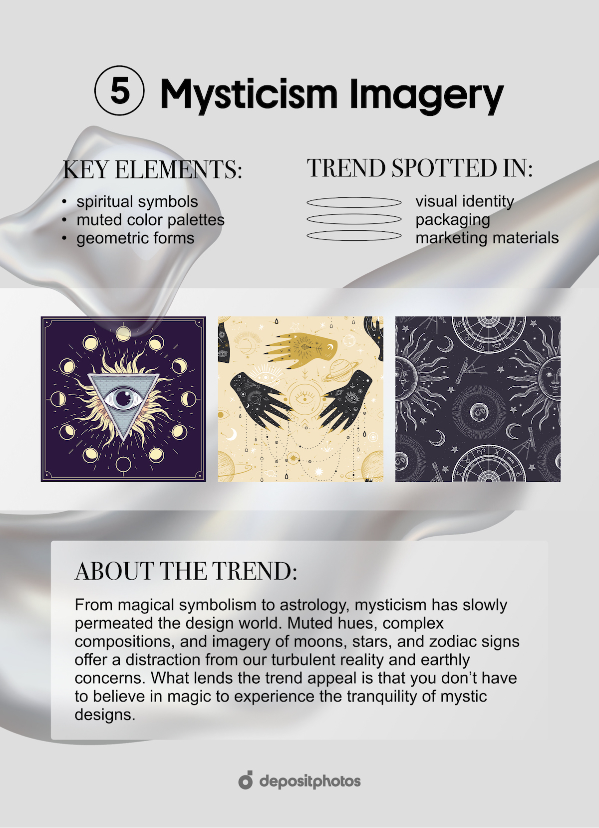 2023 Graphic Design Trends - Mysticism Imagery