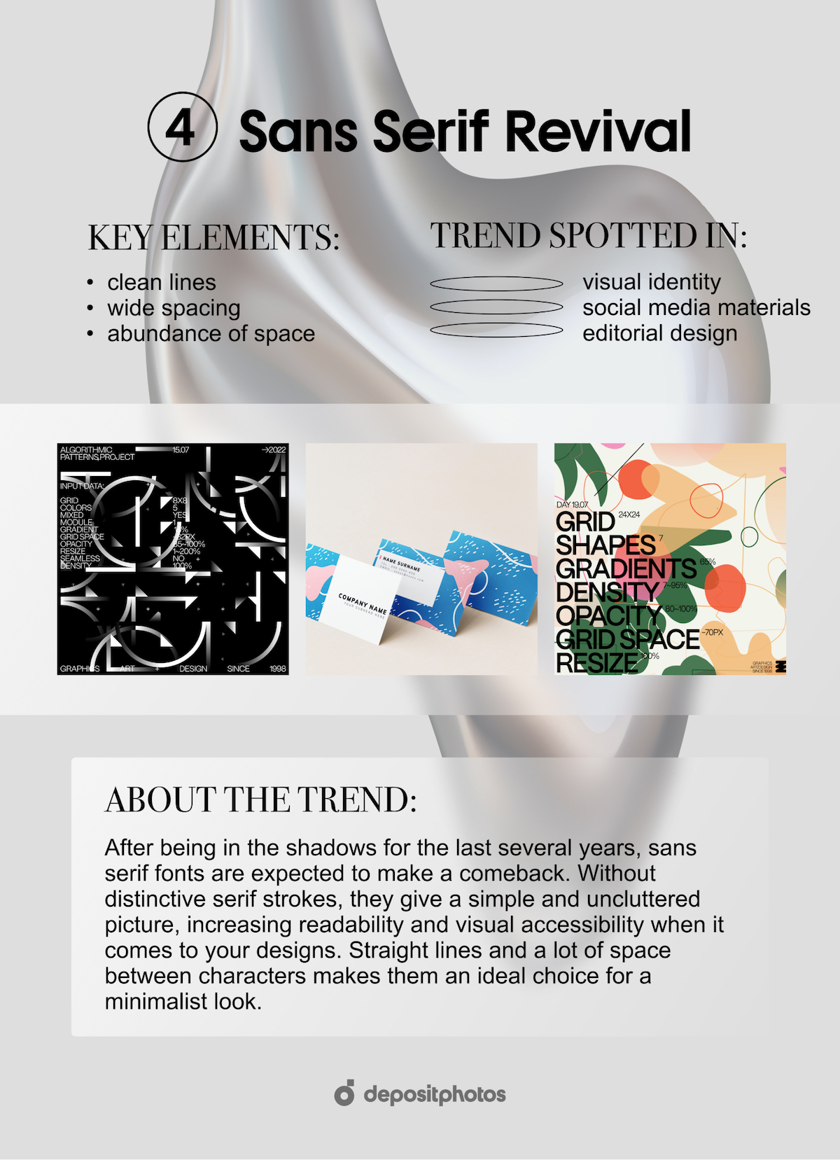 2023 Graphic Design Trends - San Serif Revival