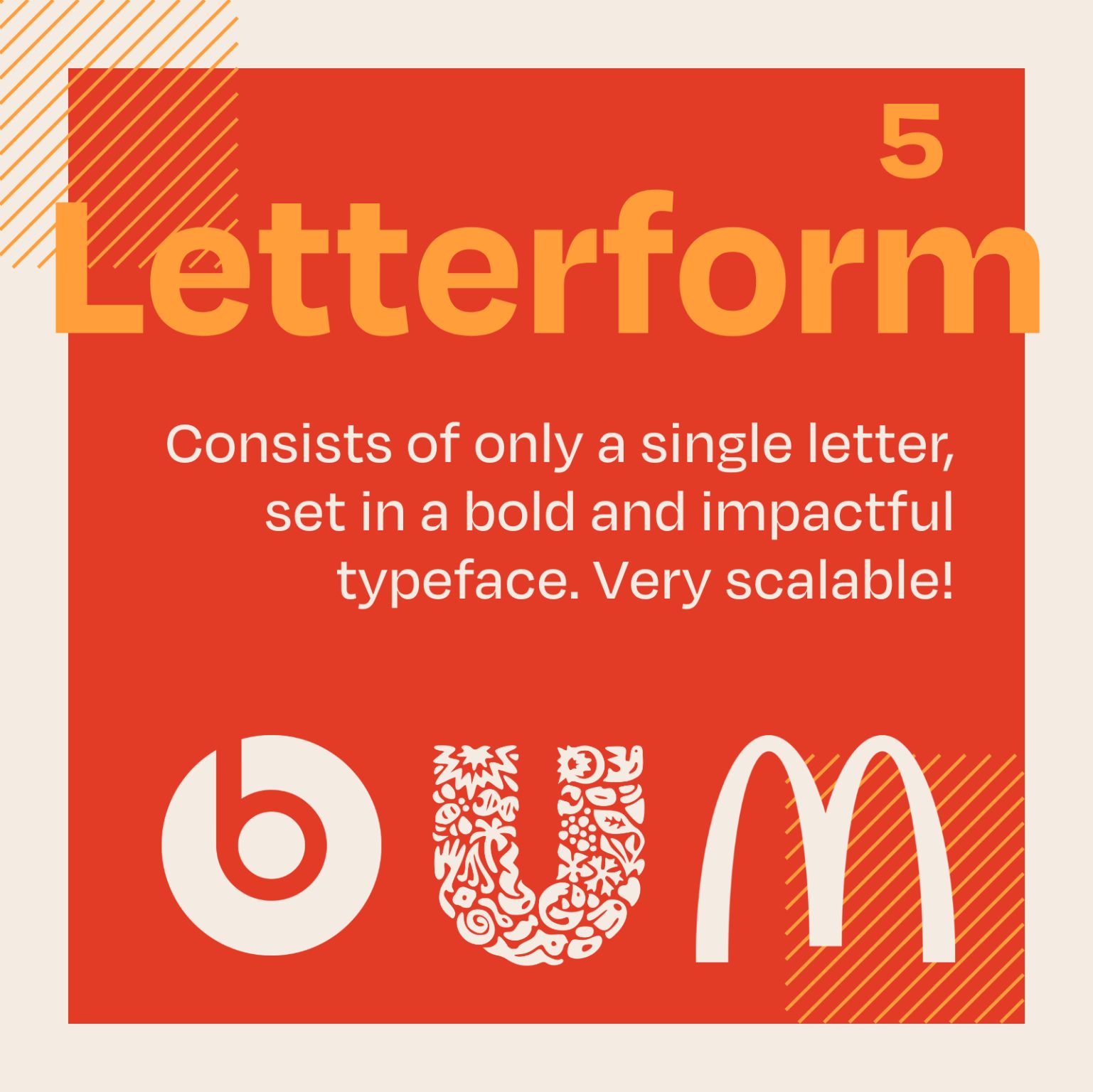 Types Of Logos - Letterform