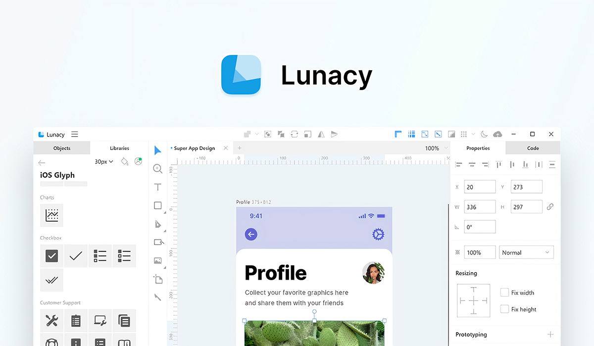 Lunacy Graphic Design Software