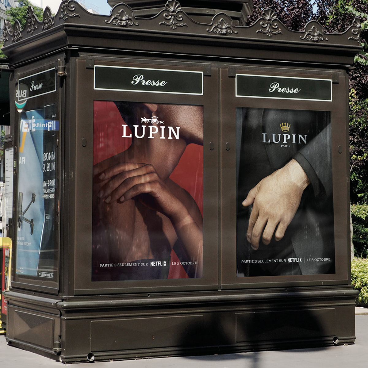 Netflix Lupin - The Missing Jewels - Outdoor Campaign