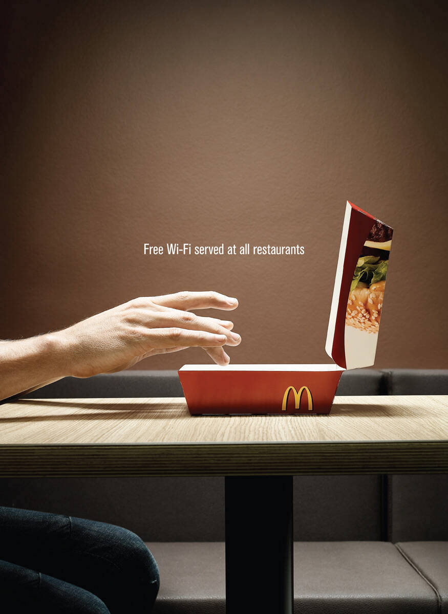 Creative Ads: McDonald's Free Wi-Fi