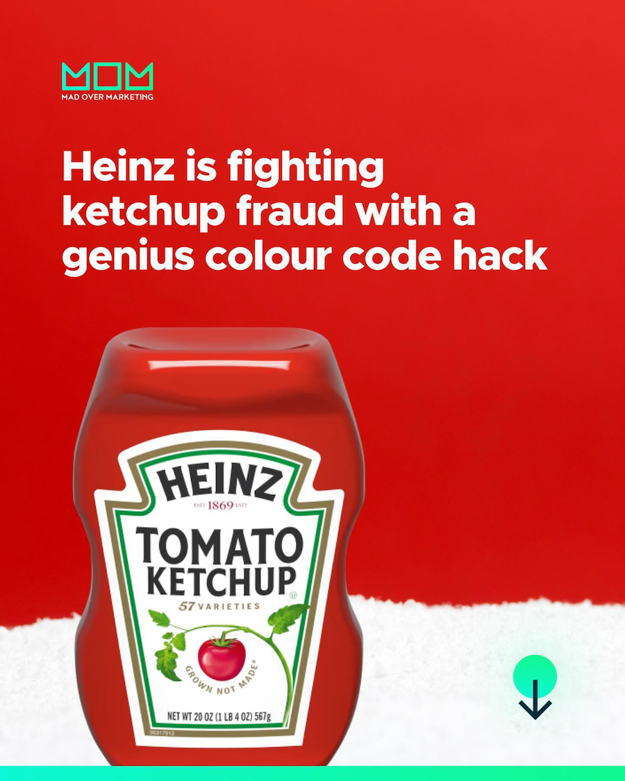 Heinz is fighting ketchup fraud with a genius colour code hack