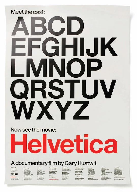 Graphic Design Movies - Helvetica (2007)