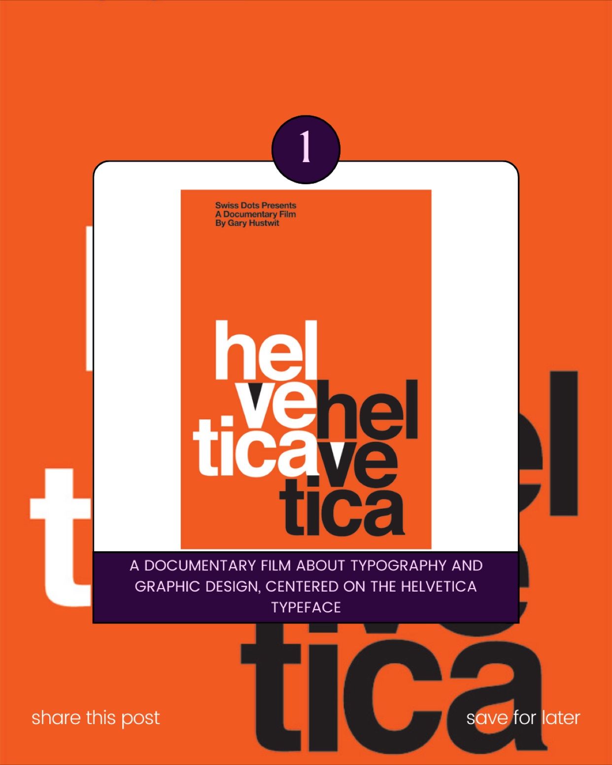 Graphic Design Movies - Helvetica (2007)
