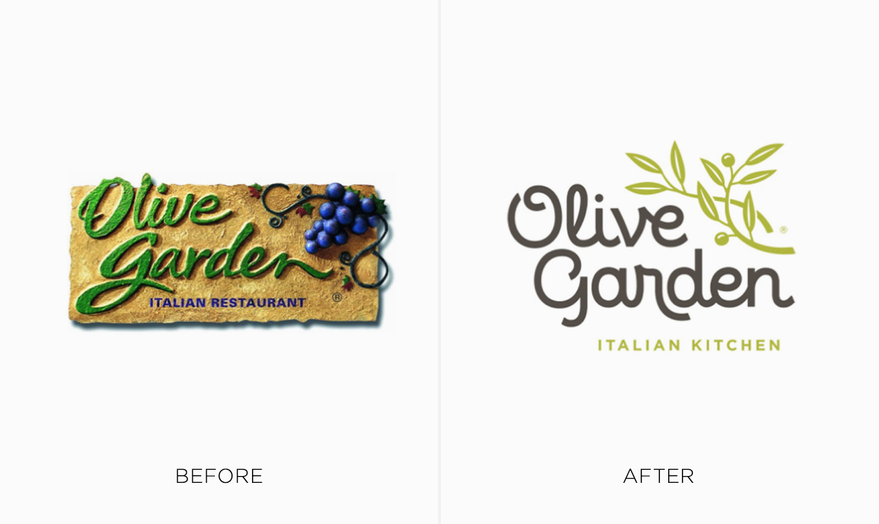 Best Redesigns of Famous Logos - Olive Garden