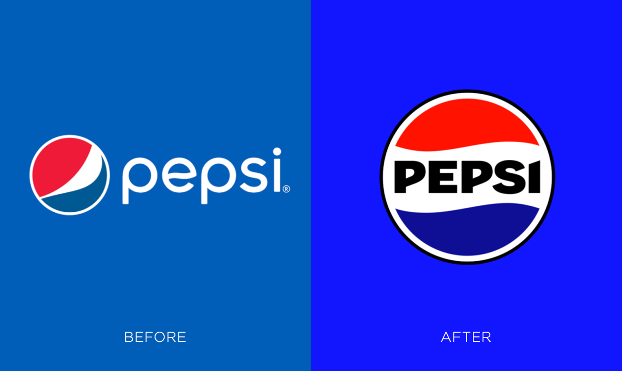 Best Redesigns of Famous Logos - Pepsi