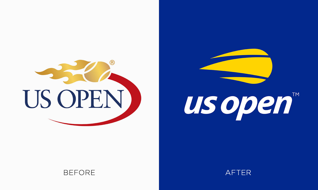 Best Redesigns of Famous Logos - US Open