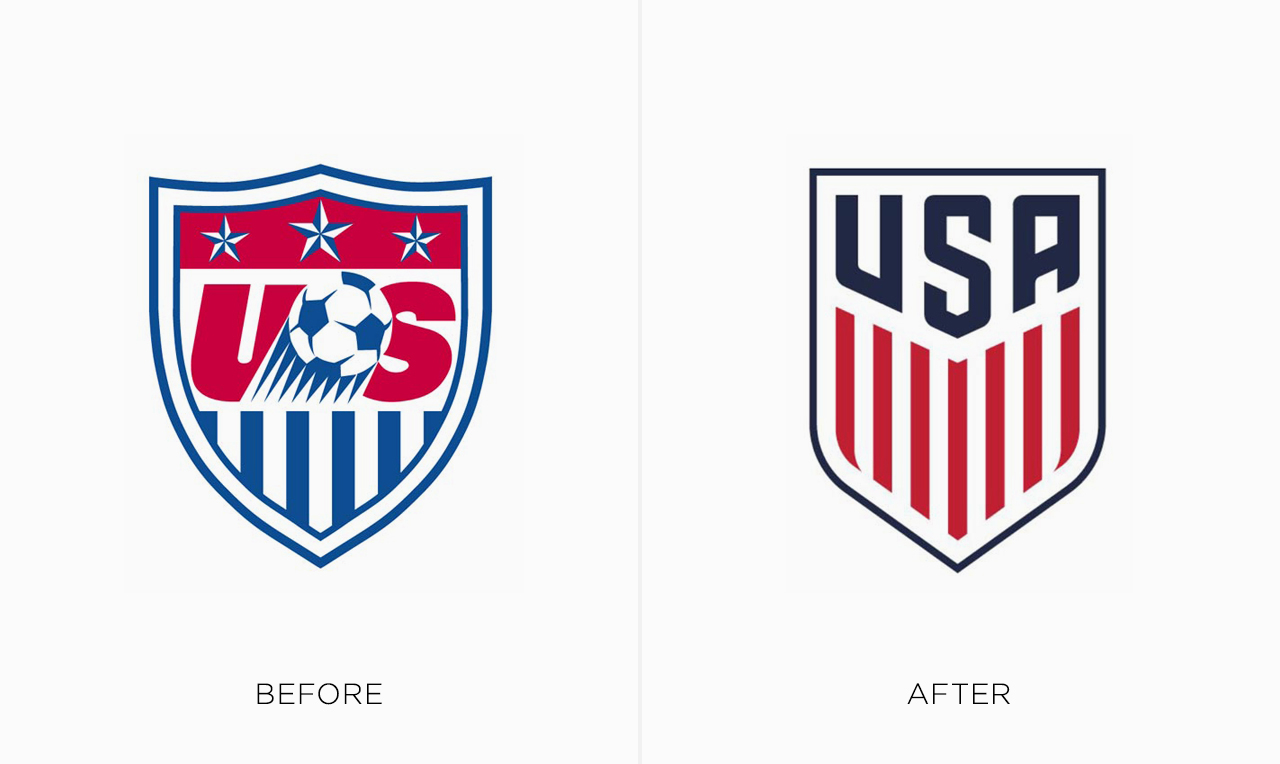 Best Redesigns of Famous Logos - US Soccer Federation
