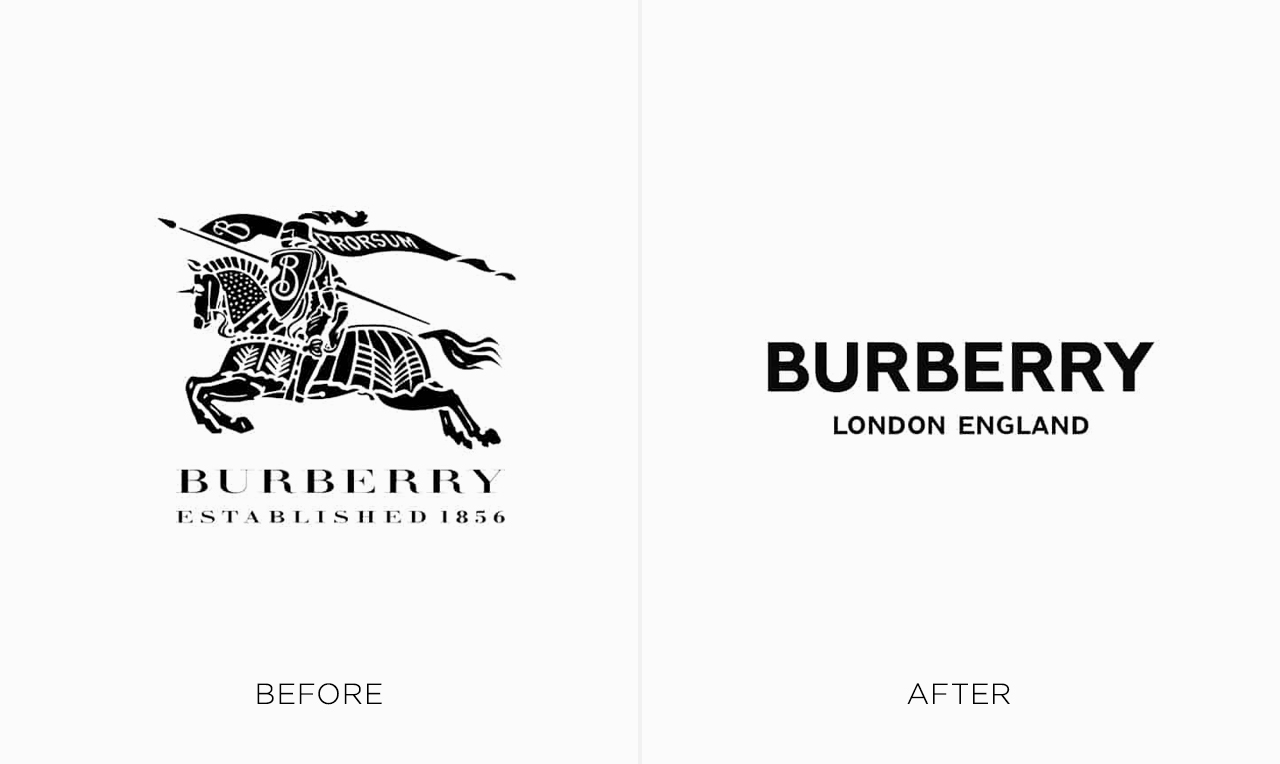 Worst Redesigns of Famous Logos - Burberry