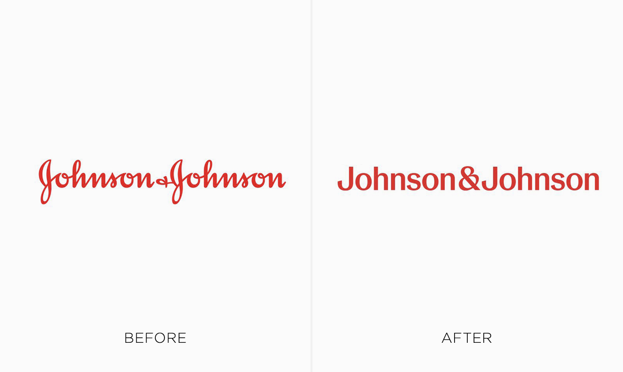 Worst Redesigns of Famous Logos - Johnson & Johnson