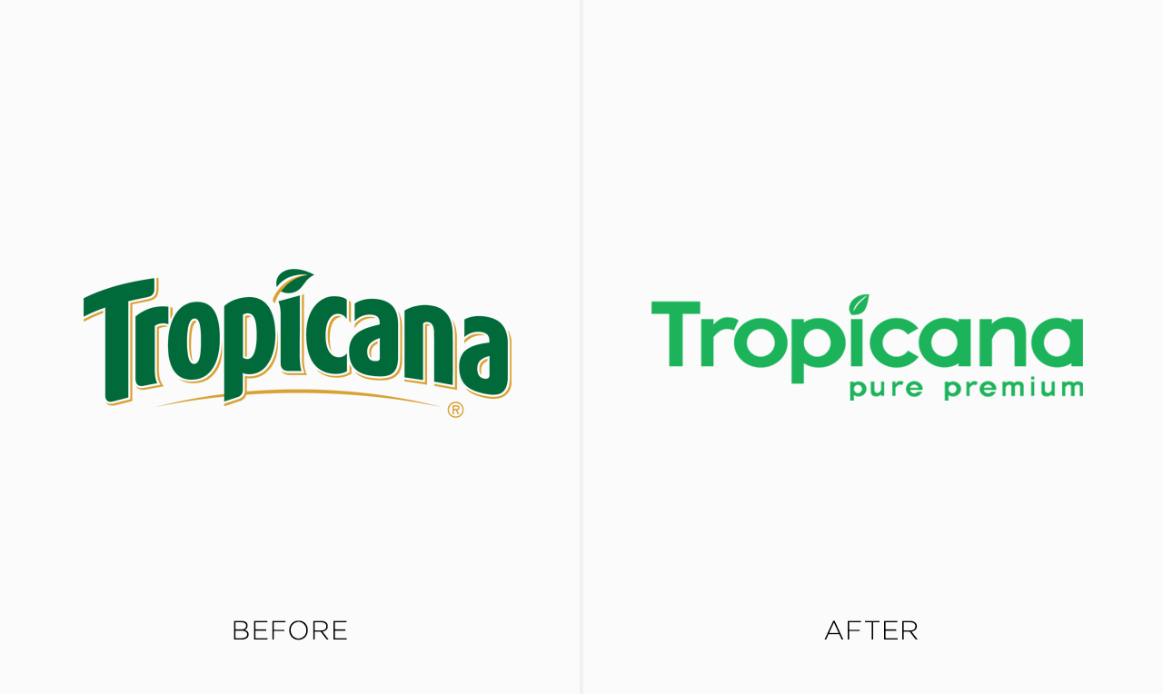 Worst Redesigns of Famous Logos - Tropicana
