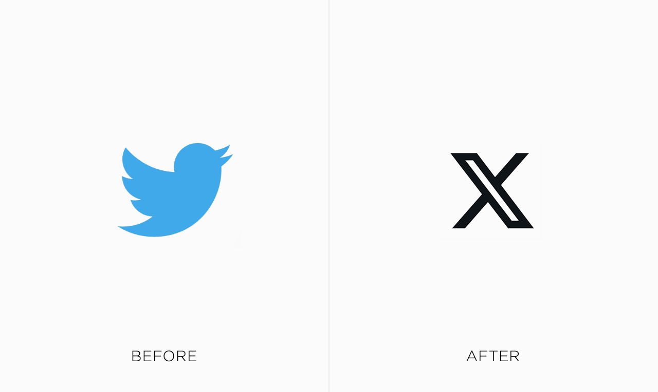 Worst Redesigns of Famous Logos - Twitter