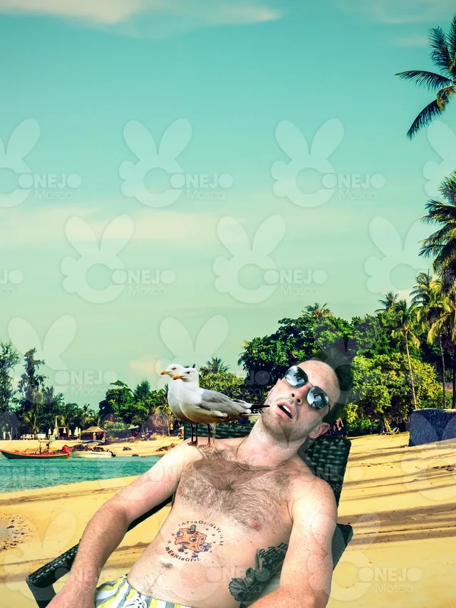 Replying to Dad's request to photoshop his daughter's boyfriend into something funny (Image 11 of 14)