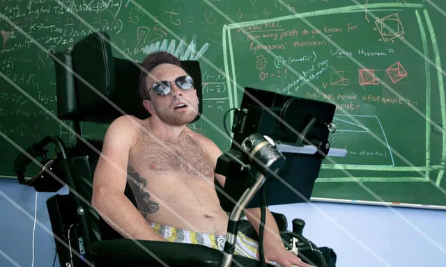 Replying to Dad's request to photoshop his daughter's boyfriend into something funny (Image 2 of 14)