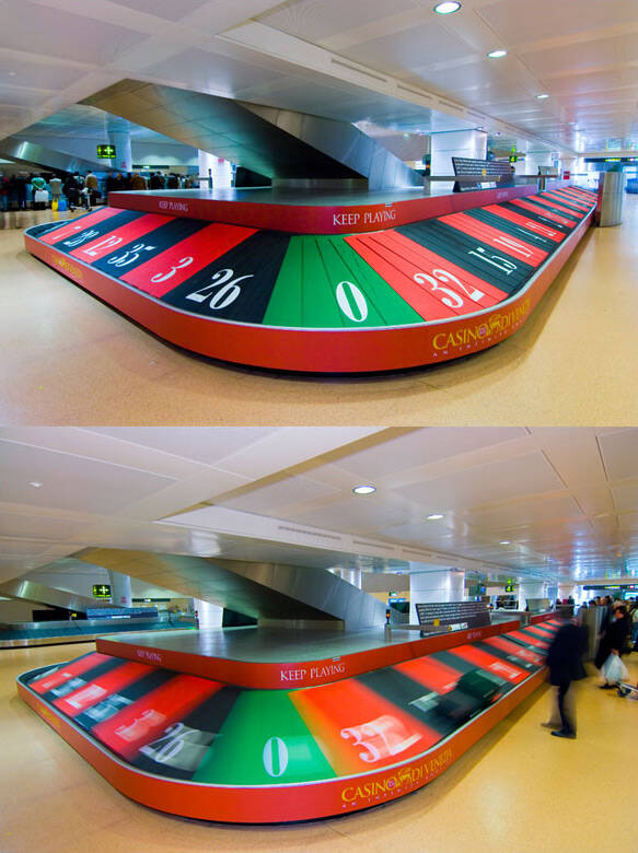 Clever Ads - Casino di Venezia, Conveyor belt