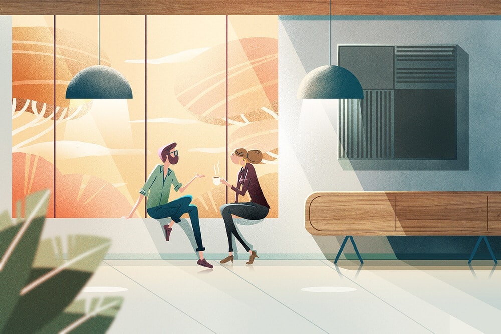 Graphic Design Trends 2025 - Retro Modernism (Example 2)