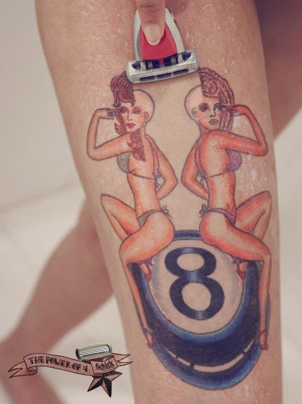 Schick Quattro Razor: Tattoo 1
