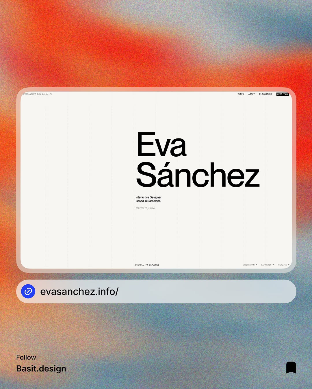 Inspiring Portfolios of Designers - Eva Sanchez